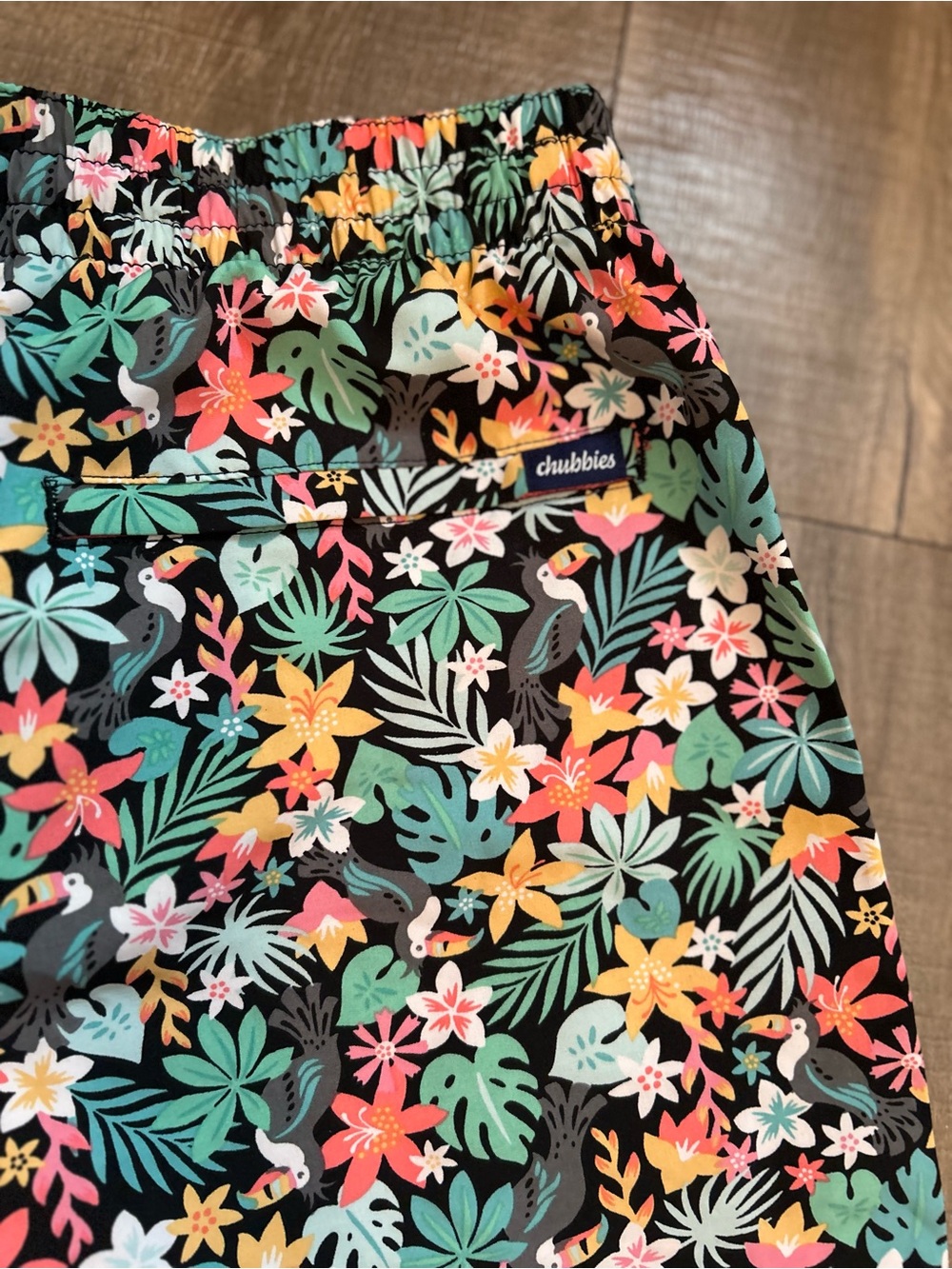 Chubbies Bloomerangs Tropical Swim Trunks Men’s Medium 5.5” Inseam Drawstring - Picture 8 of 8